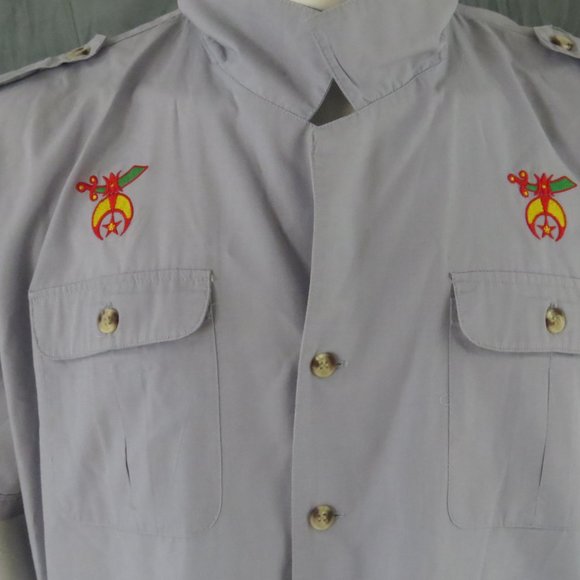 Vintage Shirners Shirt - Summer Cook Shirt - Stitched in Logos - Mens 3 XL - Picture 2 of 10
